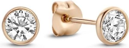 Isabel Bernard - La Concorde - Oorknoppen - Roségoudkleurig - 14 Karaat