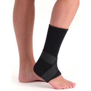 Dunimed Premium Enkelbrace - Enkelbandage - Enkel Ondersteuning - Enkelband - Zwart - L