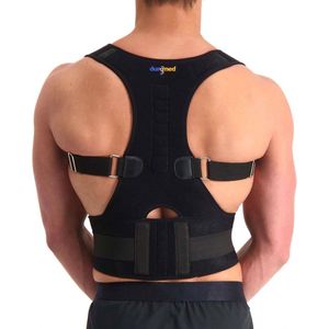 Dunimed Premium Houding Corrector - Verstelbare Postuur Corrector - Ventilerende Rugband - Houding Correctie - Unisex - XXL