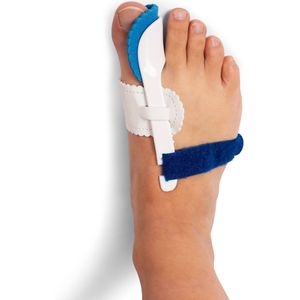 Solelution Hallux Valgus Tenenspreider - Teenbeschermer - Nachtspalk voor Spreiding van de Teen - Per Stuk - Links