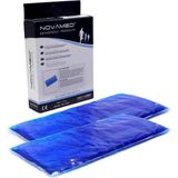 Novamed Ice pack - Hot & Cold pack - Herbruikbare Gelpack - Koelpack - Verkoeling van het Lichaam - Blauw - 2 stuks