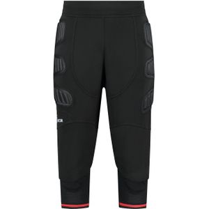 Gladiator Sports 3/4 Beschermbroek - Keepersbroek met Bescherming - Sportbroek - Compressiebroek - Zwart - S