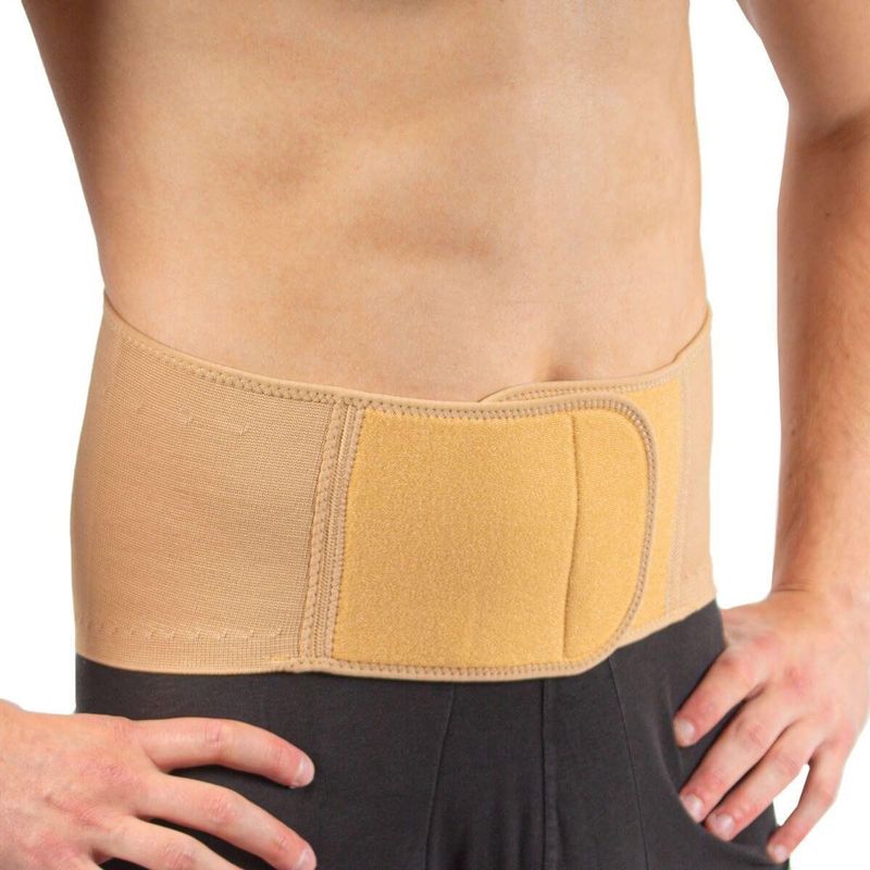 Medidu - Premium Comfort Rugbrace - Zwart - Elastisch Breiwerk