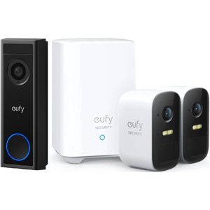 Eufy Video Deurbel + EufyCam 2C set- Bundel