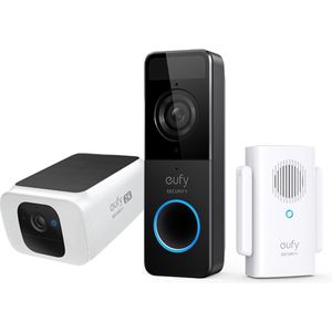 eufy Security -Video Deurbel C211 Wi-Fi + S40 solar camera (incl 16GB SD Kaart)