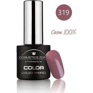Cosmetics Zone UV/LED Hybrid Gellak 7ml. Cocoa 100% 319