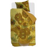 Dekbedovertrek - Grijs - Katoen - 140 x 200 cm