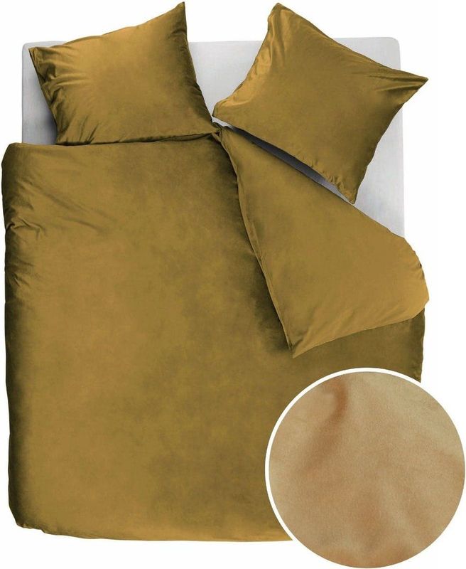 At Home by Beddinghouse Tender dekbedovertrek Goud