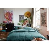 At Home by BeddingHouse Tender dekbedovertrek - Tweepersoons - 200x200/220 - Blauw Groen