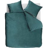 At Home by BeddingHouse Tender dekbedovertrek - Tweepersoons - 200x200/220 - Blauw Groen