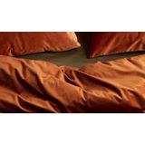 At Home by BeddingHouse Tender dekbedovertrek - Eenpersoons - 140x200/220 - Steenrood