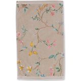 Pip Studio - Les Fleurs - Gastendoek - Khaki - 30 x 50 cm