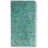 Pip Studio - Les Fleurs - Handdoek - Groen - 100% Katoen Terry Velours