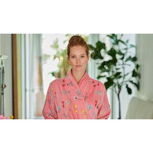 Badjas Pip Studio Les Fleurs - Roze