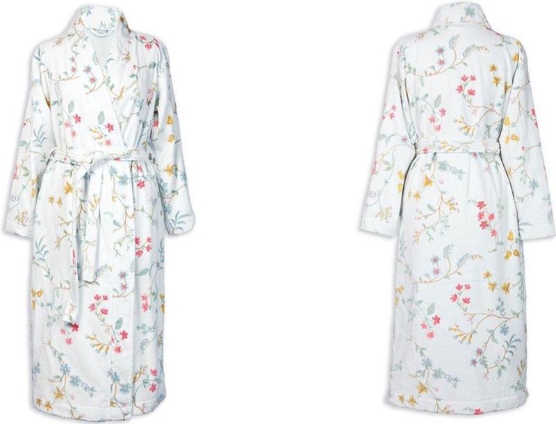 Pip Studio - Les Fleurs - Badjas - Wit - Katoen