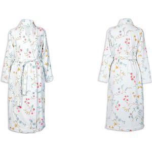 Badjas Les Fleurs Wit XL