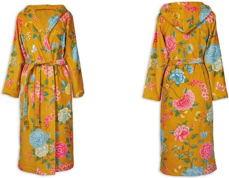 Badjas Pip Studio Good Evening - Geel