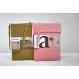 Ambiante Cotton Uni dekbedovertrek - Eenpersoons - 140x200/220 - Oker