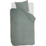 Ambiante Cotton Uni dekbedovertrek Groen