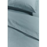 Ambiante Cotton Uni Dekbedovertrek - Extra breed - 260x200/220 cm - Blauw