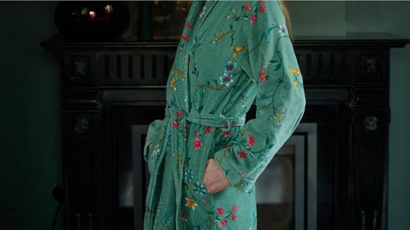 Badjas Pip Studio Les Fleurs - Groen