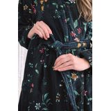 Pip Studio - Les Fleurs - Badjas - Donkerblauw - 100% Katoen Terry Velour