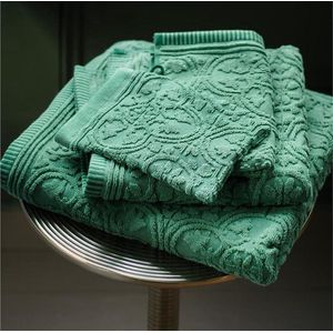 Badhanddoek Set/3 Tile de Pip Groen 55x100 cm