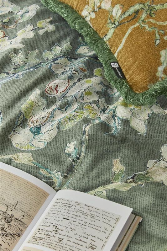 Beddinghouse x Van Gogh Museum Blossoming dekbedovertrek Groen