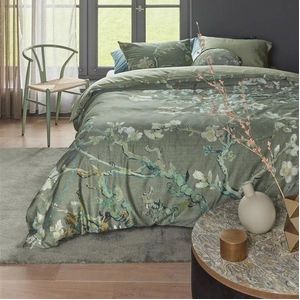 Beddinghouse x Van Gogh Museum Blossoming dekbedovertrek - Lits-Jumeaux XL - 260x200/220 - Groen
