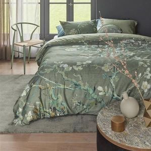 Beddinghouse x Van Gogh Museum Blossoming dekbedovertrek - Lits-Jumeaux XL - 260x200/220 - Groen