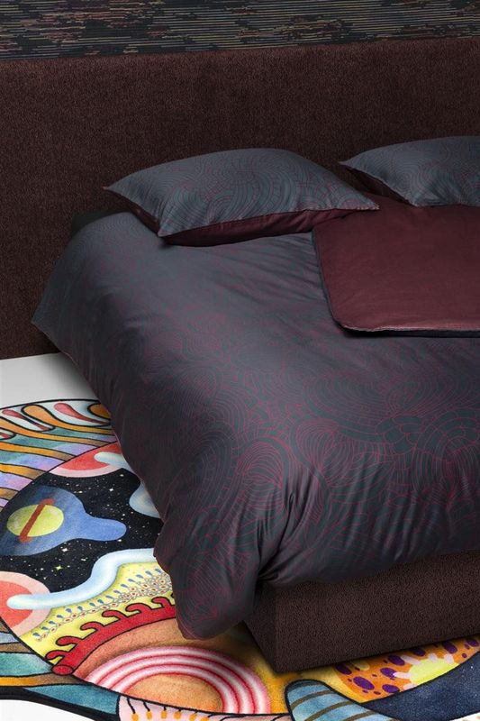 MOOOI Dodo Pavone dekbedovertrek - Lits-Jumeaux XL - 260x200/220 - Blauw