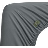 Beddinghouse Dutch Design Jersey Stretch Hoeslaken Blauwgrijs-Lits-jumeaux (180x200/220 cm)
