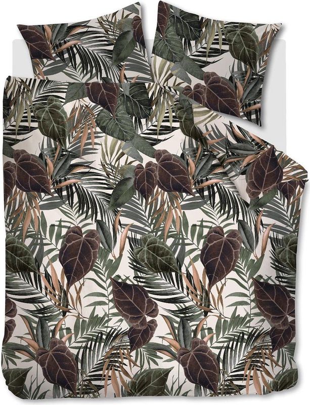 Beddinghouse Ohema Dekbedovertrek - Tweepersoons - 200x200/220 - Gebroken Wit