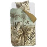 Beddinghouse Banda dekbedovertrek - Eenpersoons - 140x200/220 - Groen