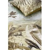 Beddinghouse Banda dekbedovertrek - Eenpersoons - 140x200/220 - Groen