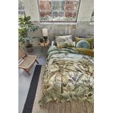 Beddinghouse Banda dekbedovertrek - Eenpersoons - 140x200/220 - Groen