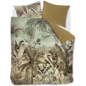 Beddinghouse Banda dekbedovertrek - Lits-Jumeaux - 240x200/220 - Groen