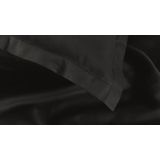 Ambiante - Satin Uni - Dekbedovertrek - Zwart - 240x200/220 cm