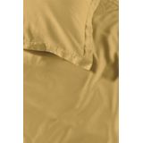 Ambiante Satin Uni dekbedovertrek - Eenpersoons - 140x200/220 - Licht geel