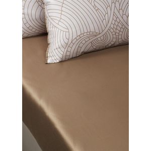 MOOOI Cotton Satin - Hoeslaken - 180x200 - Donker zand