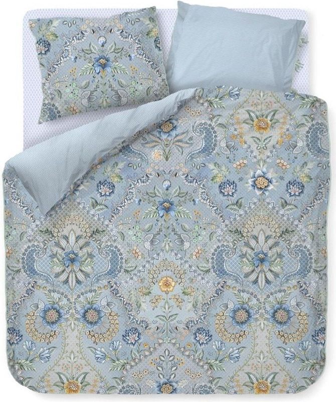 Pip Studio Saluti Grandi dekbedovertrek - Eenpersoons - 140x200/220 - Licht blauw