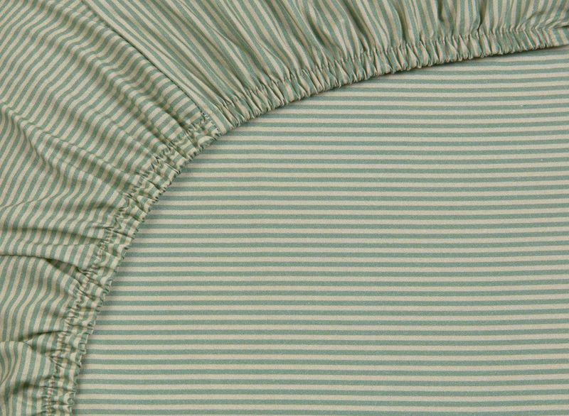Hoeslaken Pip Studio Duo Stripe - Khaki