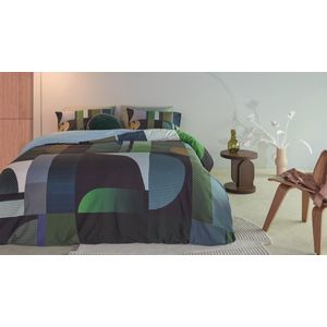 Kardol Utopia dekbedovertrek Blauw Groen