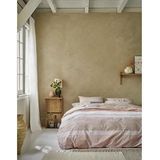 Ariadne at Home - Lin - Dekbedovertrek - Steenrood - Katoen - Eenpersoons