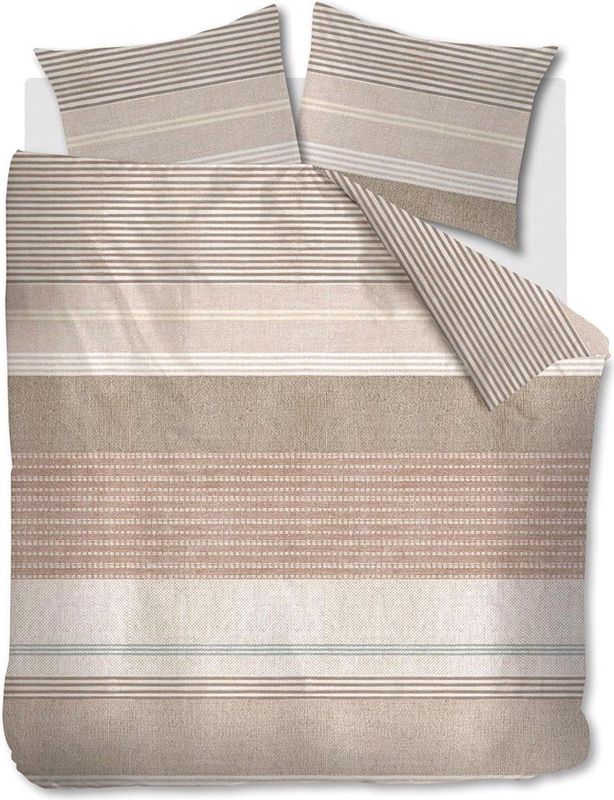 Ariadne at Home - Lin - Dekbedovertrek - Steenrood - Katoen - Eenpersoons