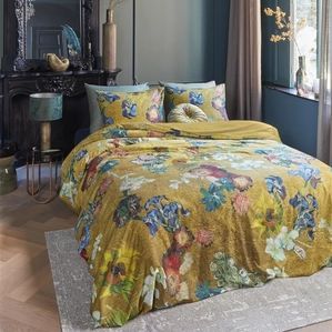 Beddinghouse - Partout des Fleurs - Dekbedovertrek - Goud - 260x200/220 cm