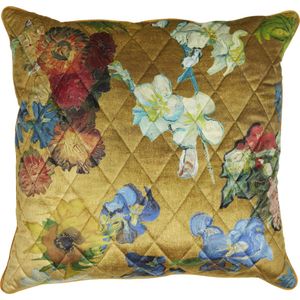 Sierkussen Beddinghouse x Van Gogh Museum Carré Fleuri - Goud