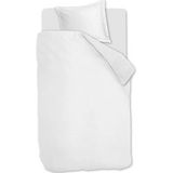 Beddinghouse Gloss dekbedovertrek - Eenpersoons - 140x200/220 - Wit