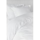 Beddinghouse Gloss dekbedovertrek - Eenpersoons - 140x200/220 - Wit