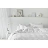 Dekbedovertrek - Grijs - Katoen - 140x200 cm